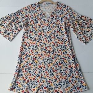 Mango Floral Print Dress